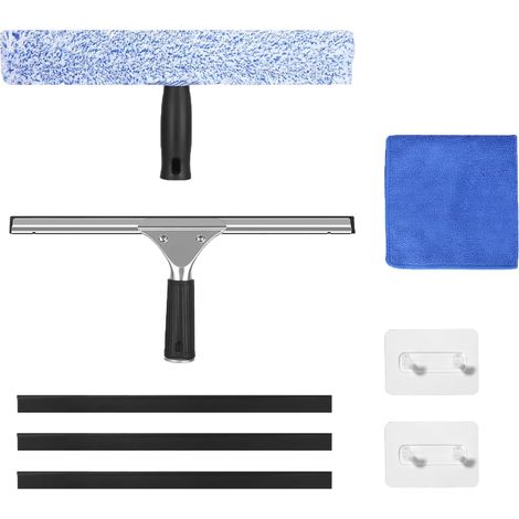 Fensterabzieher – 1 Stück – Edelstahl – Streifenfreie Reinigung – Autofenster, Badezimmer (1/5)