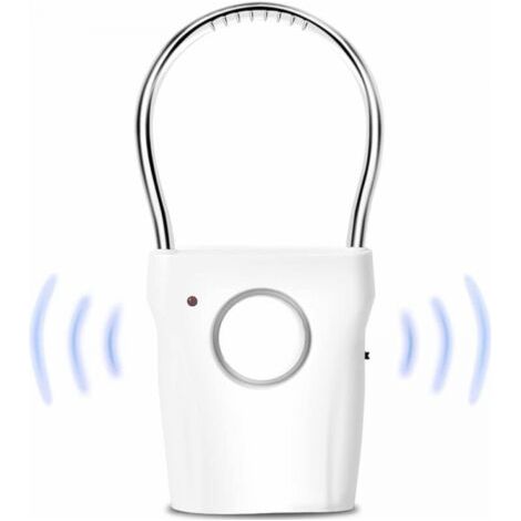 Sollbry Alarme de Porte et Fenêtre, Alarme Porte et fenetre, Capteur de portefenêtre, de Porte Alarme Anti-vol Vibration, Alarme Maison sans Fil Alarme Antivol pour Poignée de Porte, Fenêtre, 120dB