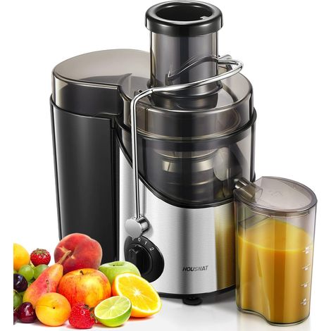 Centrifugeuse Extracteur de Jus 400W, Extracteur de Fruits et Légumes à Large Bouche 65mm, 3 Vitesses, Nettoyage Facile, Sans BPA, Presse Agrume Inox pour Cuisine et Santé (1/5)