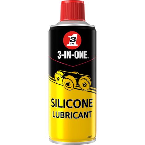 3-in-One Silicone Spray 400ml – Multi-Purpose Lubricant, Water-Resistant, and Protective Coating (Model 44610/03)