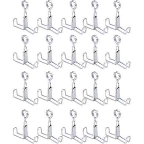 20 Pièces Pince de Serrage Ressort en Acier Inoxydable pour Tuyau en Caoutchouc Latex, Bouchon Étanche (1/5)