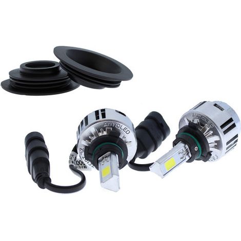 Lámparas LED Yatek para coche y moto 9006, luces de cruce, 6000K, 36 W, 3300 lumens, 12V, contiene ventilador y disipador, alta vida útil