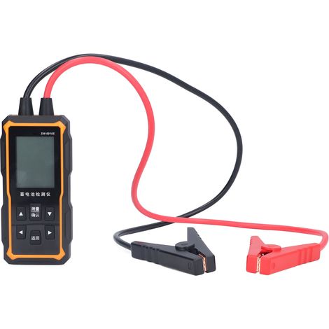 Universeller Batterietester mit großem digitalem LCD-Bildschirm (Schwarzweißanzeige) für 12V- und 24V-Batterien. (1/5)