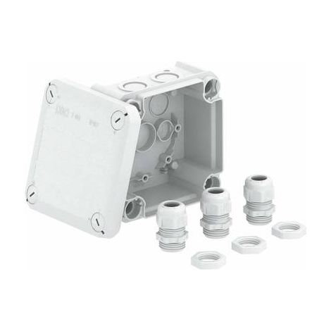 OBO Bettermann caja de empalme gris IP67 114x114x57 mm