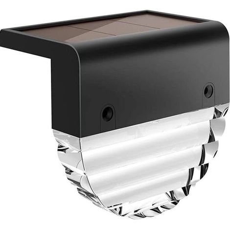 4 luces solares exteriores impermeables IP65 con 3 modos automáticos para jardín, patio, blanco cálido o RGB (1/5)