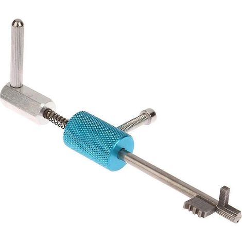Outil d'ouverture de serrures métalliques, outil de crochetage facile à utiliser, clé à main pour serrures civiles (1/4)