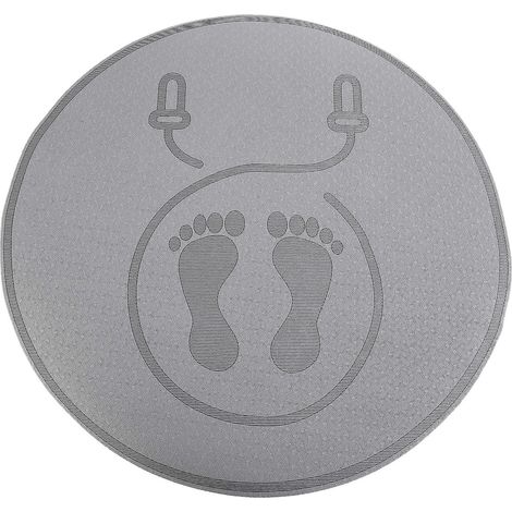 Tapis de saut à la corde absorbant les chocs et insonorisant, tapis silencieux pour usage domestique, intérieur et extérieur, fitness et sport (1/5)