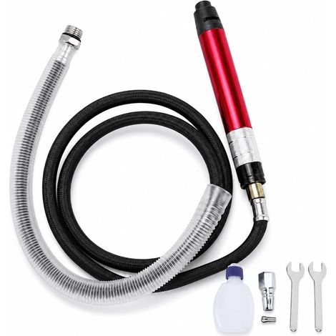 Meuleuse à Crayon Pneumatique, 65 000 tr/min Mini Meuleuse à Air Comprimé, Meuleuse Pneumatique Portable, Rectifieuse Pneumatique, Meuleuse Droite pour Métal, Bois, Pierre, Gravure et Polissage (1/5)