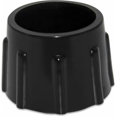 Lot de 4 embouts de protection de sol en caoutchouc synthétique antidérapants – Pour meubles ronds diamètre 35 mm – Noir (1/5)