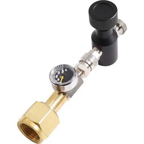 Adaptateur fileté de remplacement pour bouteille d'eau avec manomètre W21.8 en acier inoxydable (1/4)