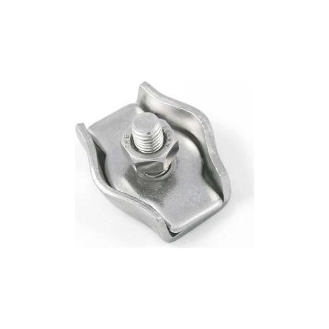 Morsetto Simplex per funi Ø 5 mm. in acciaio Inox A4 - AISI 316 - 4 pz.