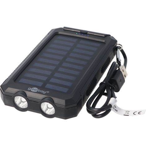 Outdoor Solar-Powerbank 8.000 mAh, 10 W, robustes Travel Essential mit vielen Sicherheits-Features für anspruchsvolle Outdoor-Einsätze. (1/5)