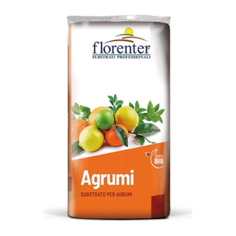 Terriccio di alta qualita' per agrumi Florenagrumi substrato in sacco 45 litri