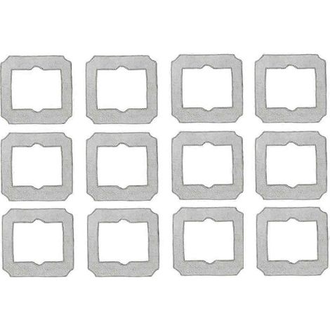 Packung mit 12 Reinigungstüchern für ECOVACS WINBOT MINI Staubsauger (1/5)