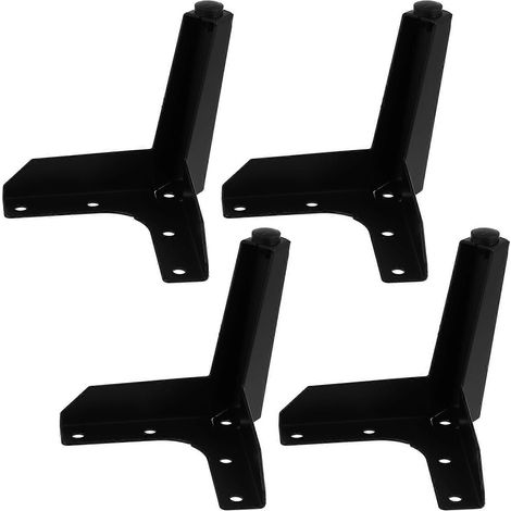 Lot de 12 pieds de meuble et de canapé en fer forgé (noir) (1/5)