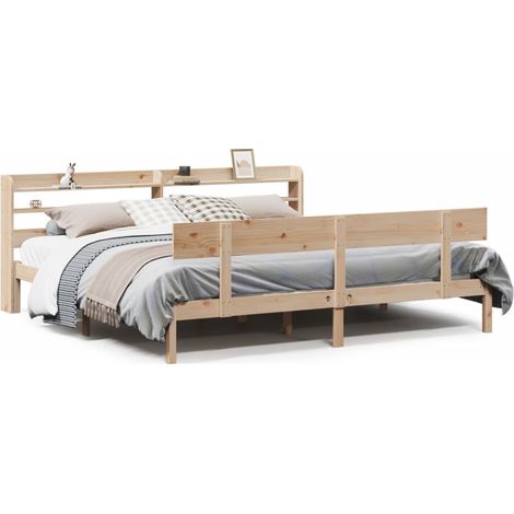 Maison Exclusive - Estructura de cama sin colchón madera maciza d