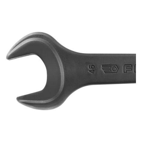 Facom – Clé plate 38 mm – Longueur 300 mm – Hexagone de manœuvre – Tête biseautée 15° pour serrage efficace – Outil robuste pour industrie lourde