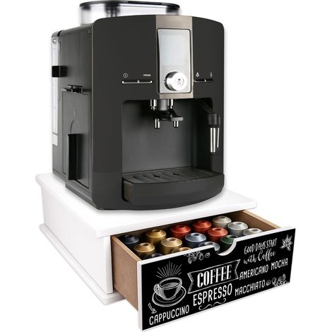 Lupia - Cassetto Porta Cialde Caffè e Porta Capsule 27x33x11 cm BLACKBOARD COFFEE