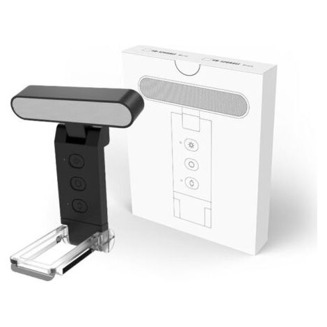 Lampe de lecture LED à clipser avec lentille en nid d'abeille, 5 modes d'éclairage, 6 réglages de luminosité, col de cygne flexible, alimentation USB, soin des yeux (1/5)