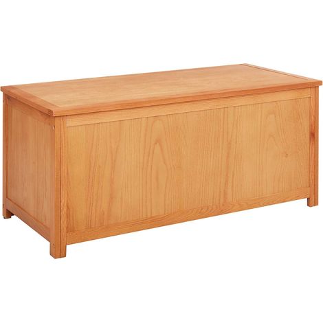 Storage Box Natural Engineered Wood vidaXL