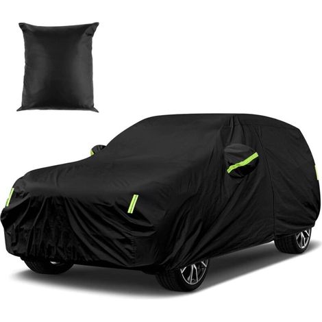Telo copriauto impermeabile per SUV 480 x 175 x 150 cm nero per esterni