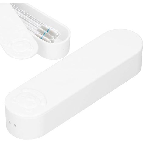 Aufbewahrungsbox für Wattestäbchen, kleiner Reise-Wattestäbchenhalter, Mini-Wattestäbchenbox mit Deckel, tragbares Aufbewahrungswerkzeug für Wattestäbchenspender
