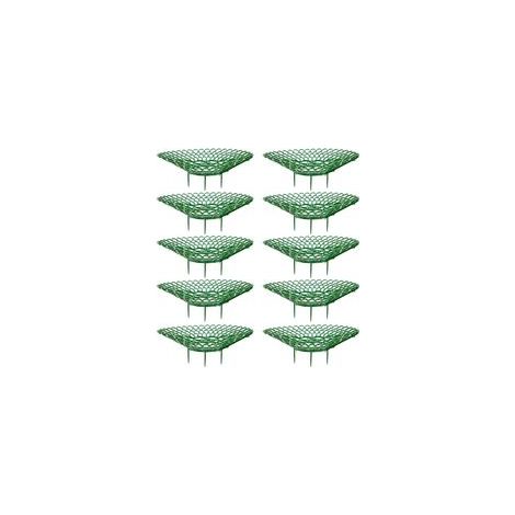 Lot de 10 supports de fraises pour petits plants de fraises avec 3 pieds de support robustes, supports de cadre de culture pour fraises – Gardez les baies propres (Lot de 10 pièces) (1/5)