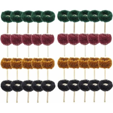 40 discos abrasivos de pulido de 25 mm para herramienta rotativa Dremel (1/5)