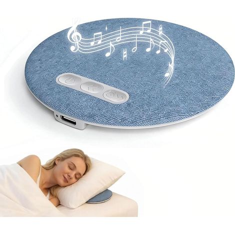 Altavoz Bluetooth para almohada, mini altavoz portátil para debajo de la almohada, altavoz inalámbrico para debajo de la almohada con un campo de sonido suave e inmersivo. (1/5)