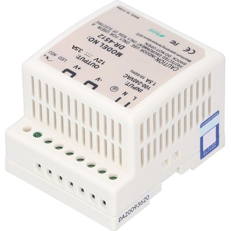 24V 10A DIN-Schienen-Netzteil, einstellbarer stabilisierter Transformator für LEDs, Sicherungskasten, Schalter, DR-240-24 (1/5)