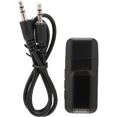 Adaptateur Bluetooth USB 2 en 1 Émetteur Récepteur sans Fil avec Écran LED pour Voiture et Système Audio Maison