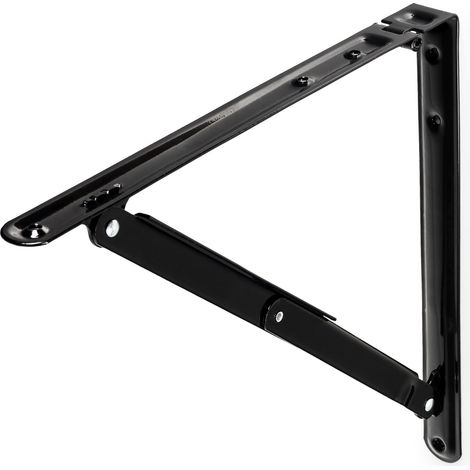 Escuadra para Estantería  Estilo Decorativo  Fabricado en Acero  Acabado en Negro  Medidas 27299301 mm  Sistema de Fijación Atornillado  1 Unidad -