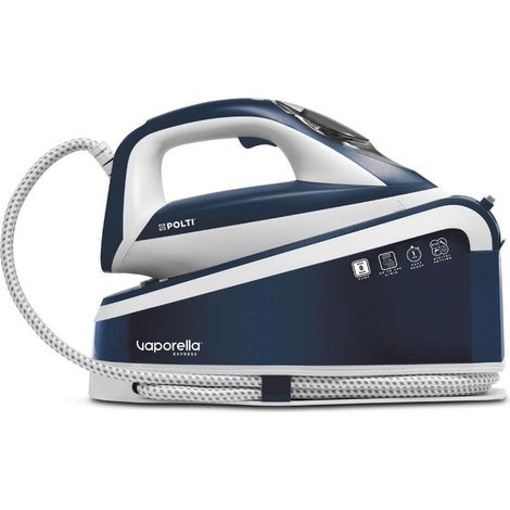 Polti Express VE30.10 2200 W 1,6 l Keramik-Bügelsohle Blau, Weiß