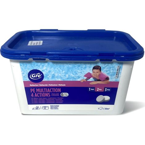 TRATTAMENTO 4 AZIONI, ZERO BORICO E SENZA SOLFATO DI RAME, PASTIGLIE DA 250GR - 1KG