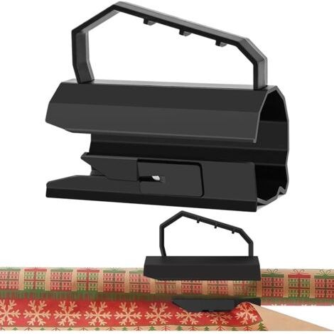 BUNTHAUS Geschenkpapierschneider, Geschenkpapierschneider, Rollenpapierschneider, Verpackungsschneider, Geschenkpapierschneider mit Griff zum Basteln, Weihnachtsgeschenkverpackungs-Schneidwerkzeug (1/5)