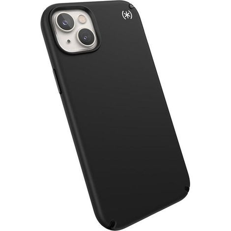 Funda Speck Presidio2 Pro MagSafe antibacteriana para iPhone 15 Plus / 14 Plus (Negro / Negro / Blanco) (1/3)