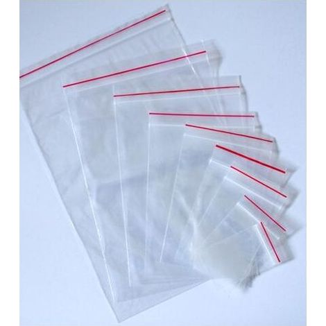 ZVD Lot de 100 pochettes zippées 5 x 7 cm