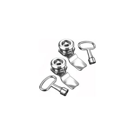 2PCS verrou de boîte aux lettres clef triangle de compteur électrique à gaz avec clé triangulaire, Boite pour boîte aux lettres, armoire, tiroir, meubles