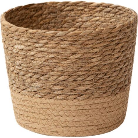Panier à fleurs tissé la main, de rangement, paniers, pot bonsaï, contenant pour plantes succulentes (1/5)