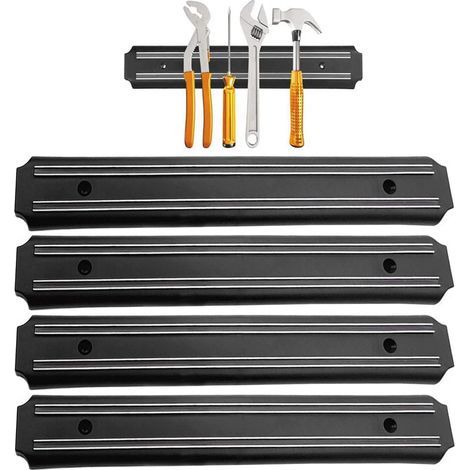 Porte Outils Mural magnetique 4 Pieces 33 cm x 5 cm Barre magnetique Outillage Barre aimantée pour Outils Panneau Porte Outils Barre aimantée Barre aimantée Barres magnétiques pour Outils (1/5)
