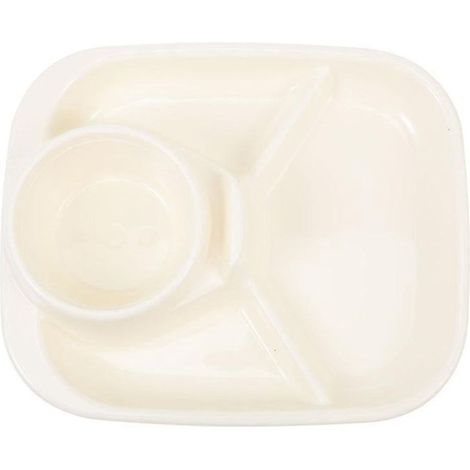Plateau compartimenté en plastique (2 pièces) (1/3)