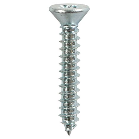TIMCO Self-Tapping Countersunk Silver Screws - 8 x 1 1/4