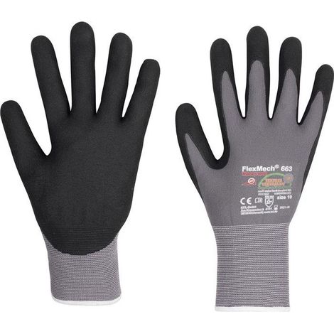 Guantes Honeywell FlexMech 663 gris / negro Talla 8 - 663/8 (1/3)