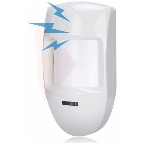 Pair Détecteur de Mouvement PIR Double Filaire 12V, Alarme capteur Infrarouge, Alarme de système de sécurité Domestique (1/5)