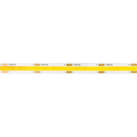 Ruban LED COB Ecolight 5 m, 480 LED/m, 9 W/m, 4000 K, 12 V, IP20, à intensité variable (1/5)