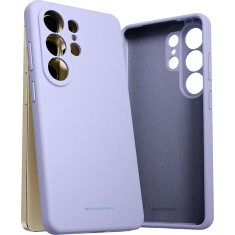 Custodia in silicone Mercury per Samsung Galaxy S26 Ultra, colore grigio lavanda. (1/3)
