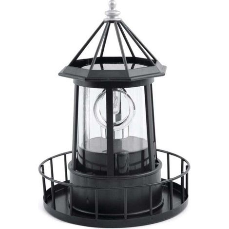 Lampe solaire rotative à LED pour jardin, décoration extérieure, idéal pour un sentier, une terrasse ou une cour (1/3)