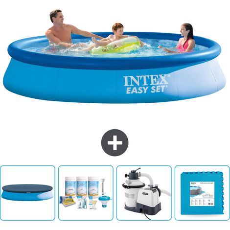 Intex Piscina Easy Set Rotonda - 366x76 cm - 7-pezzi  SCB60 (1/5)
