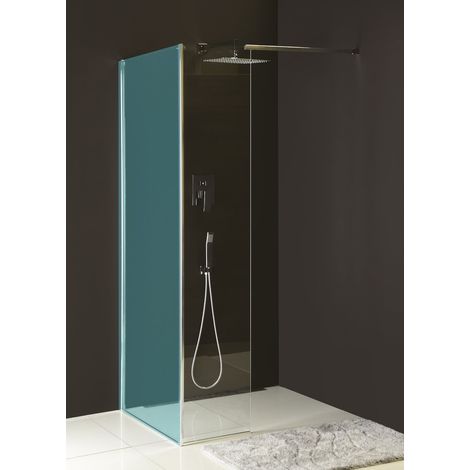 Polysan Modular Shower - Panneau de douche fixe MS2, 40 cm, Ã gauche, pour installation sur la paroi de douche MS2, verre transparent MS2B-40L (1/4)