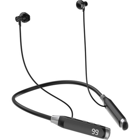 U5 Max Bluetooth-Nackenbügel-Kopfhörer – Schwarz (1/5)